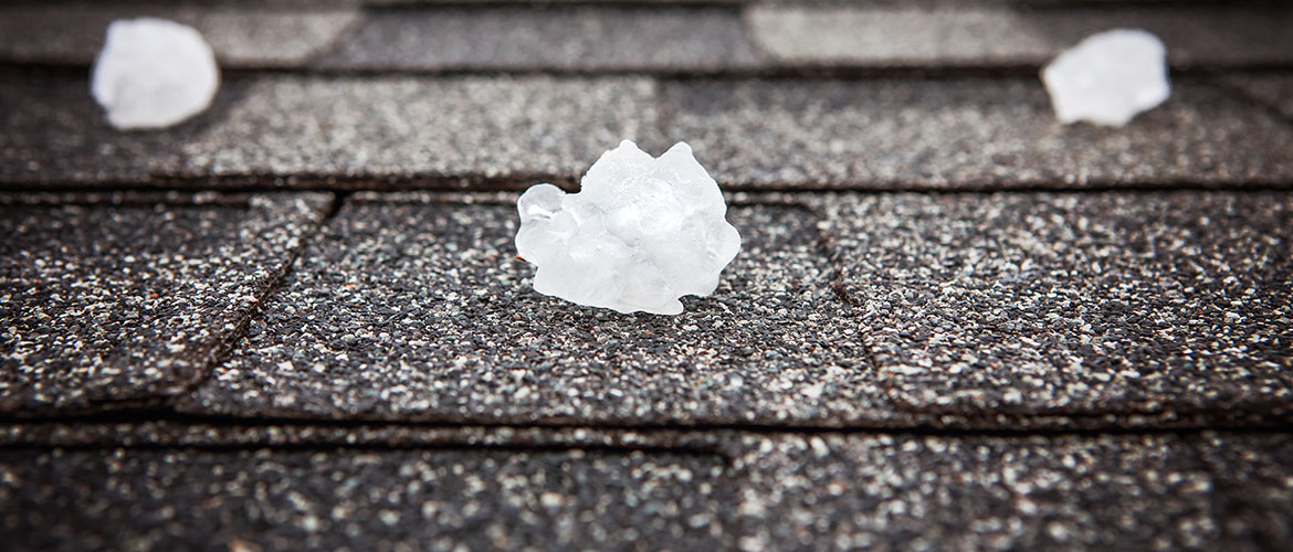 Hail on Roof